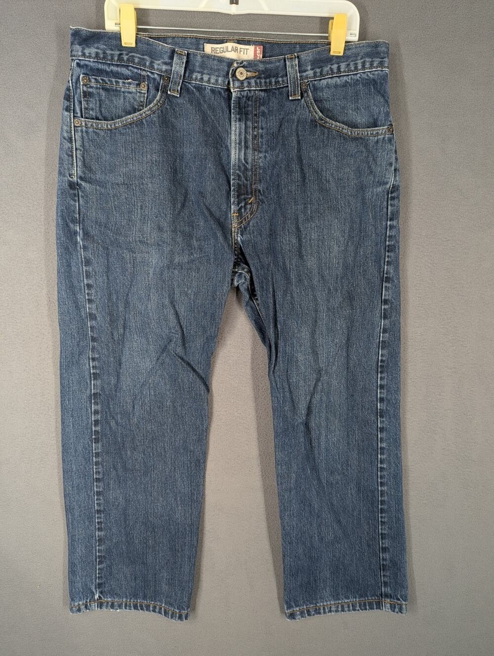 Levi's 505 Jeans Mens 36x30 Regular Fit Straight Leg 2009 Actual 34x26